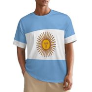 AILLOSA All Over FLAG-138 Kısa Kollu Baskılı Erkek T-shirt