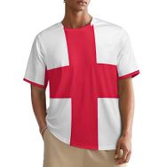 AILLOSA All Over FLAG-140 Kısa Kollu Baskılı Erkek T-shirt