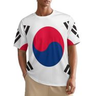 AILLOSA All Over FLAG-143 Kısa Kollu Baskılı Erkek T-shirt