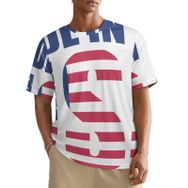 AILLOSA All Over FLAG-15 Kısa Kollu Baskılı Erkek T-shirt