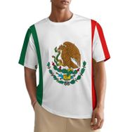 AILLOSA All Over FLAG-160 Kısa Kollu Baskılı Erkek T-shirt