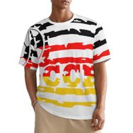 AILLOSA All Over FLAG-168 Kısa Kollu Baskılı Erkek T-shirt