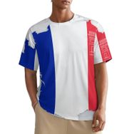 AILLOSA All Over FLAG-173 Kısa Kollu Baskılı Erkek T-shirt
