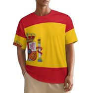 AILLOSA All Over FLAG-178 Kısa Kollu Baskılı Erkek T-shirt