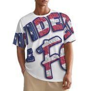 AILLOSA All Over FLAG-18 Kısa Kollu Baskılı Erkek T-shirt