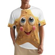 AILLOSA All Over FLAG-191 Kısa Kollu Baskılı Erkek T-shirt