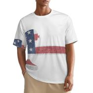 AILLOSA All Over FLAG-21 Kısa Kollu Baskılı Erkek T-shirt