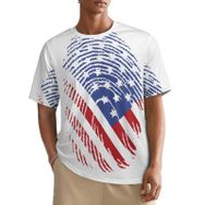 AILLOSA All Over FLAG-34 Kısa Kollu Baskılı Erkek T-shirt