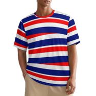 AILLOSA All Over FLAG-56 Kısa Kollu Baskılı Erkek T-shirt