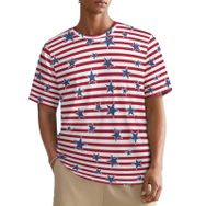 AILLOSA All Over FLAG-60 Kısa Kollu Baskılı Erkek T-shirt