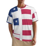 AILLOSA All Over FLAG-63 Kısa Kollu Baskılı Erkek T-shirt