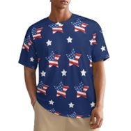 AILLOSA All Over FLAG-77 Kısa Kollu Baskılı Erkek T-shirt