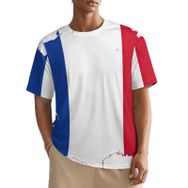AILLOSA All Over FLAG-92 Kısa Kollu Baskılı Erkek T-shirt