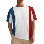 AILLOSA All Over FLAG-94 Kısa Kollu Baskılı Erkek T-shirt