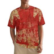 AILLOSA All Over FLAG-95 Kısa Kollu Baskılı Erkek T-shirt