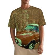 AILLOSA All Over GFY-04 Kısa Kollu Baskılı Erkek T-shirt