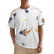 AILLOSA All Over GFY-10 Kısa Kollu Baskılı Erkek T-shirt