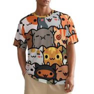 AILLOSA All Over GFY-14 Kısa Kollu Baskılı Erkek T-shirt
