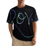 AILLOSA All Over GFY-23 Kısa Kollu Baskılı Erkek T-shirt