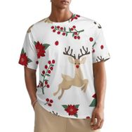 AILLOSA All Over GFY-24 Kısa Kollu Baskılı Erkek T-shirt