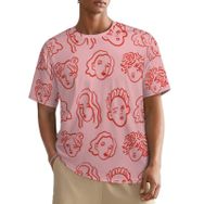 AILLOSA All Over GFY-25 Kısa Kollu Baskılı Erkek T-shirt