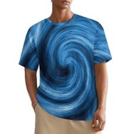 AILLOSA All Over GFY-37 Kısa Kollu Baskılı Erkek T-shirt