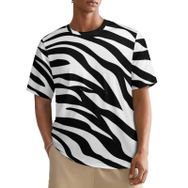 AILLOSA All Over GFY-38 Kısa Kollu Baskılı Erkek T-shirt