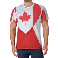 AILLOSA All Over Print FLAG-04 Kısa Kollu Baskılı Unisex T-shirt