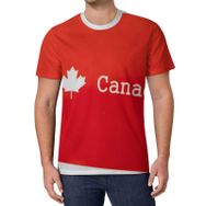 AILLOSA All Over Print FLAG-07 Kısa Kollu Baskılı Unisex T-shirt