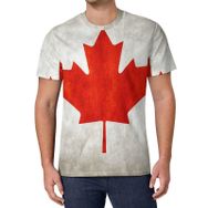 AILLOSA All Over Print FLAG-100 Kısa Kollu Baskılı Unisex T-shirt