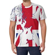 AILLOSA All Over Print FLAG-102 Kısa Kollu Baskılı Unisex T-shirt
