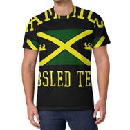 AILLOSA All Over Print FLAG-107 Kısa Kollu Baskılı Unisex T-shirt