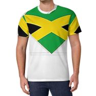 AILLOSA All Over Print FLAG-120 Kısa Kollu Baskılı Unisex T-shirt