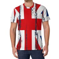 AILLOSA All Over Print FLAG-123 Kısa Kollu Baskılı Unisex T-shirt