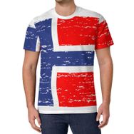 AILLOSA All Over Print FLAG-129 Kısa Kollu Baskılı Unisex T-shirt