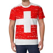 AILLOSA All Over Print FLAG-130 Kısa Kollu Baskılı Unisex T-shirt