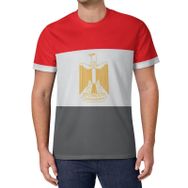 AILLOSA All Over Print FLAG-135 Kısa Kollu Baskılı Unisex T-shirt