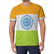 AILLOSA All Over Print FLAG-142 Kısa Kollu Baskılı Unisex T-shirt