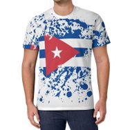 AILLOSA All Over Print FLAG-148 Kısa Kollu Baskılı Unisex T-shirt