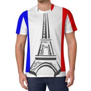 AILLOSA All Over Print FLAG-151 Kısa Kollu Baskılı Unisex T-shirt