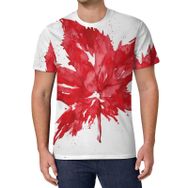 AILLOSA All Over Print FLAG-157 Kısa Kollu Baskılı Unisex T-shirt
