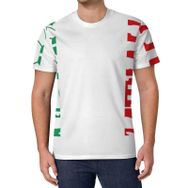 AILLOSA All Over Print FLAG-169 Kısa Kollu Baskılı Unisex T-shirt