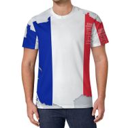 AILLOSA All Over Print FLAG-173 Kısa Kollu Baskılı Unisex T-shirt