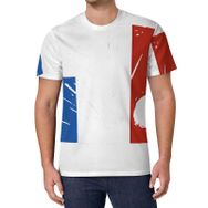 AILLOSA All Over Print FLAG-176 Kısa Kollu Baskılı Unisex T-shirt
