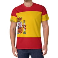 AILLOSA All Over Print FLAG-178 Kısa Kollu Baskılı Unisex T-shirt