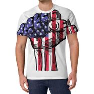AILLOSA All Over Print FLAG-181 Kısa Kollu Baskılı Unisex T-shirt