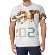 AILLOSA All Over Print FLAG-194 Kısa Kollu Baskılı Unisex T-shirt