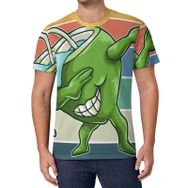 AILLOSA All Over Print FLAG-200 Kısa Kollu Baskılı Unisex T-shirt