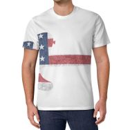 AILLOSA All Over Print FLAG-21 Kısa Kollu Baskılı Unisex T-shirt