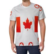 AILLOSA All Over Print FLAG-29 Kısa Kollu Baskılı Unisex T-shirt